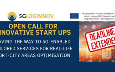 5G-LOGINNOV Open Call for innovative start-ups: Deadline extended!